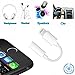 2 Pack Headphone Jack Adapter,Jiaygan Lightning Connecter to 3.5mm Audio Jack Earphone Extender Jack Stereo for iPhone 8/8 Plus/iPhone X/iPhone 7/7 Plus Suitable for iPhone iOS 10.2 (White)