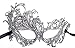 Flywife Lace Masquerade Ball Mask Venetian Swan Mardi Gras Halloween Costume Party Mask (A Silver Black Swan)