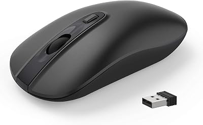 cimetech Wireless Mouse Silent Slim Portable 2.4G Laptop PC Mac 800-1600 DPI