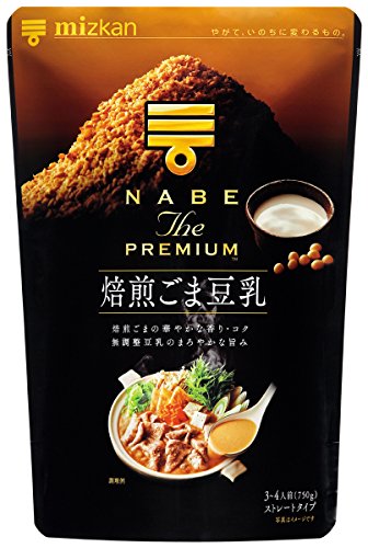 ミツカン NABE THE PREMIUM 焙煎ごま豆乳鍋つゆ 750g×2個の商品画像