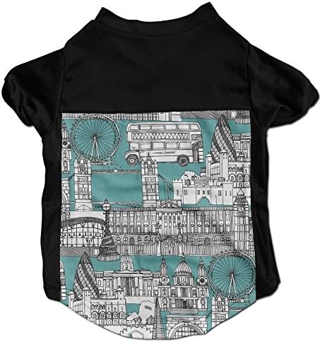 AWENGESS London Architecture Pet Clothes Fashion Fun For Cat Large