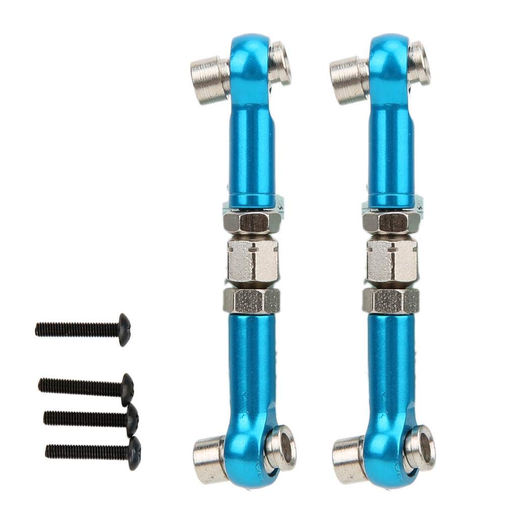 Vbest life RC Car Steering Linkage Rod, Front/Rear Servo Steering Linkage Rod for HPI RS4 Sport 3 1/10 RC Car Upgrade Accessories(blue),Model car accessories