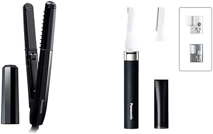 Amazon セット買い パナソニック ヘアアイロン メンズ アレンジ ストレート 2wayタイプ 黒 Eh Hv17 K マユ フェイスシェーバー 黒 Er Gm30 K パナソニック Panasonic ヘアアイロン