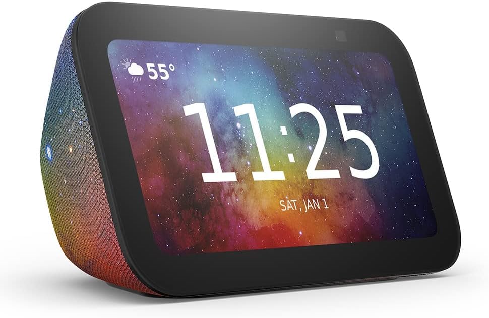 Echo Show 5 Kids Bundle: Includes Echo Show 5 (3rd Gen, 2023 release) Kids | Galaxy & Made for Amazon Disney Minnie Mouse Stand