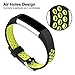 iGK For Fitbit Alta Bands and Fitbit Alta HR Bands, Newest Adjustable Sport Strap Replacement Bands for Fitbit Alta and Fitbit Alta HR Smartwatch Fitness Wristbands Fluorescent Yellow