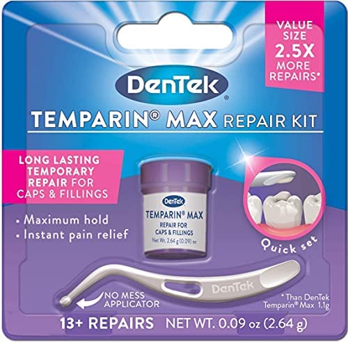DenTek Temparin Max Advanced Dental Repair Kit, 13+ Repairs