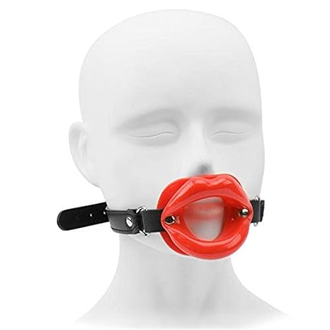 Erotische Toys Slave Bondage Strap Lippen O Ringknebel, Fetisch Silikon Mundknebel, Blowjob Sexspielzeug für Paare