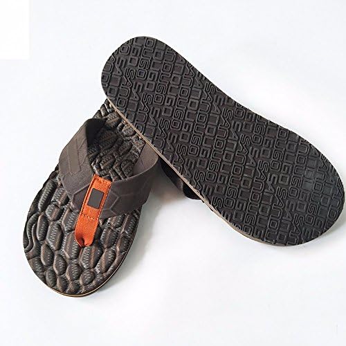 Men's slippers, summer man word drag, anti-skid beach shoes pinch toes,Picture color Asia size 41 XXCWN