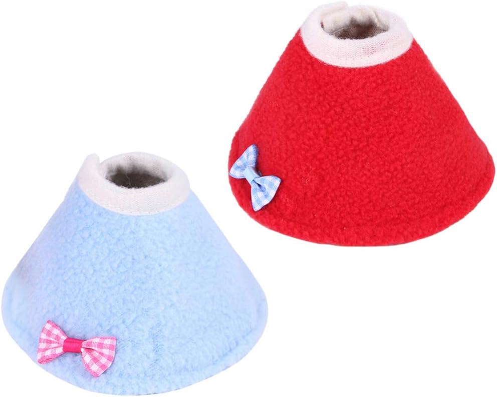 POPETPOP Loro Mascota Collares Isabelinos Anti Mordedura Anti Agarre Desplume de Plumas Collar de Seguridad de Curación de Heridas Conos de Recuperación de Protección para Periquito