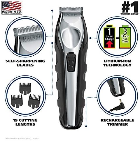 Wahl Lithium Ion Total Beard Trimmer Facial Hair Clippers With 13 Guide Combs For Easy Trimming 9888 Buy Online At Best Price In Uae Amazon Ae Wahl Lithium Ion Total Beard Trimmer Facial Hair Clippers With 13 Guide Combs For Easy Trimming 9888 Buy Online At Best Price In Uae Amazon Ae