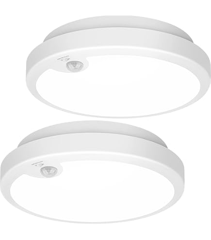 Battery Operated Motion Sensor Ceiling Light With Remote, 3 Color, Dimmable, Wireless LED Battery Powered Closet Light, For Closet Doorway Stairs Hallway Bathroom, 1 Packs(Battery Not Included - View #8