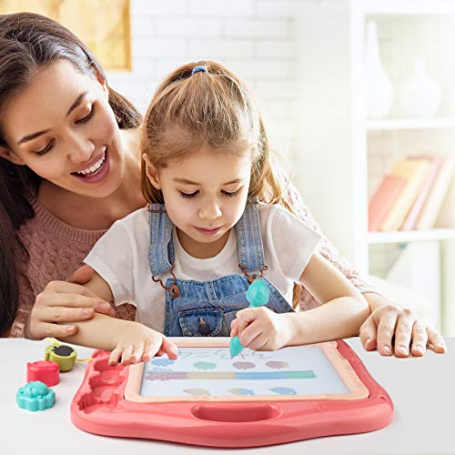 image for Gamenote Magnetic Drawing Board for Kids 12×16 inch - Kids Toddler Dr