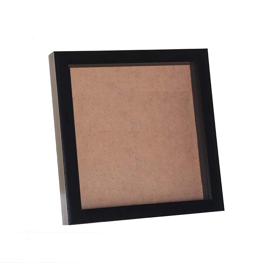 RayLineDo® Black 3D Deep Picture Photo Frame Display Memory Box for Specimen Medals Preserved Fresh Flower Quilling Paper Work (A4)