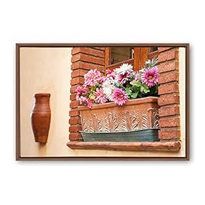 Framed Canvas Wall Art Rural Landscape Photography Canvas Prints Home Artwork Decoration for Living Room,Bedroom - 24x36 inches