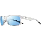 Revo Crawler Sunglasses for Men, Polarized Sport Wrap Rectangular Frame | Polarized Sunglasses for Men, Lightweight Sport Wrap Design, UV Protection for Fishing, Boating and Driving, Sport Sunglasses