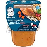 Gerber 3rd Foods Roasted Vegetable & Chicken Dinner with Lil' Bits, 5 oz Tubs, 10 Ounce (Pack of 6)