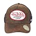 Von Dutch Men's Women's Patch Still Alive Brown/Black Trucker Hat - One Size