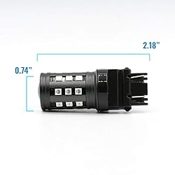 Syneticusa 3157 Red Flashing Strobe Blinking Rear