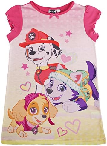 Girls Paw Patrol Nightdress Skye Everest Nighty Character Pyjamas Nightie Size UK 2-6 Years