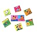 Here Fashion Squashy Soft Cloth Book Cartoon Word Book Non-Toxic Fabric Baby Toddler Intelligence Development Education Toys - Set of 6