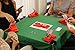 Bridge Bidding Boxes - Set of 4 High Famous LION Quality Plastic Cards Durable Carrying Case Washable Easy to Stack, Store and Transport Long Lasting Anti Slip Legs Available in Vivid Red Color