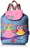Stephen Joseph Little Girls' Signature Quilted Backpack, Owl, One Size