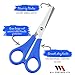 Kids Blunt Safety Craft Scissors for School – 24 Pack of 5 Inch Children Scissors with Stainless Steel Blades Perfect for Home or School Projects