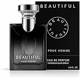 Men's Cologne, Luxury Eau de Parfum with Green Mandarin, Patchouli, Sage Heart and Vetiver Notes, Long Lasting Pour Homme Perfume for Men, Black Glass Bottle 100ml (3.4 fl.oz)