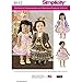 Simplicity Creative Patterns Patterns 18 Inch Doll Clothes Size: One Size (One Size), US8112OS