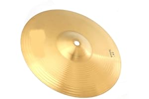 Drum Cymbal, Durable Brass 10inch Splash Cymbal Musical Instrument for Drum Set