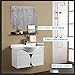 Fogless Shower Mirror with Protective Silicone Sheath for Shaving and Make-up,New Nano Fogless Technology That Real Works, Multi-Colors Option (white)