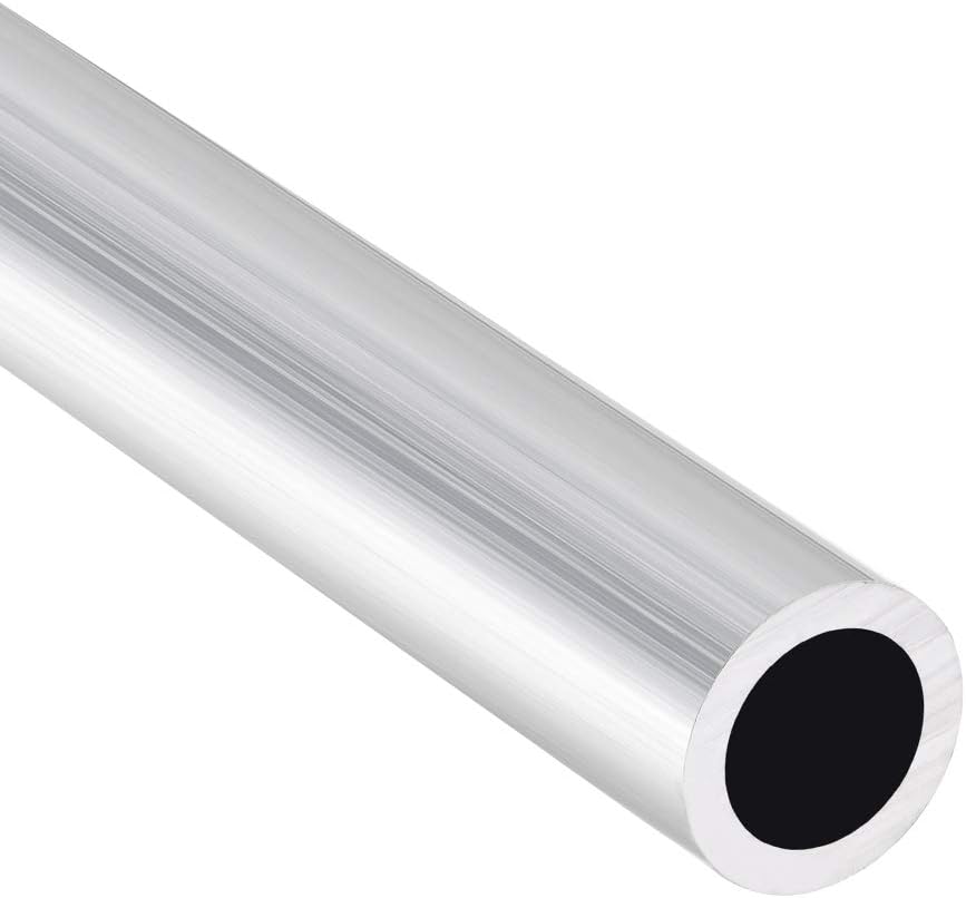 sourcing map 6063 Aluminum Round Tube, 300mm Length 20mm OD 16mm Inner Dia Seamless Aluminum Straight Tubing - Image 4