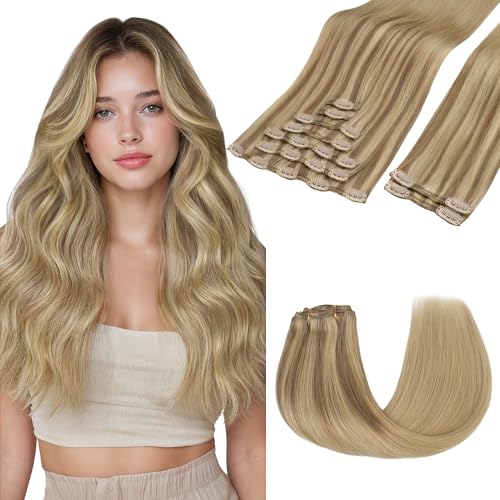 GOO GOO Clip in Human Hair Extensions