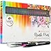 Sangria Pens - Real Brush Pens, 20 Different Watercolor Paint Markers with Flexible Brush Tips, Great for Painting, Coloring, Calligraphy and Blending