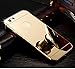 iPhone6 Case ,iphone 6S case,Surprise Coocolor (TM) New Luxury Aluminum Ultra-thin Mirror Metal Case Cover for iPhone 6 iphone 6S[Girl case] (iPhone 6 6S, Gold)