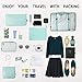 BAGAIL 7-Pcs Lightweight Luggage Packing Organizers Packing Cubes for Travel Accessories (Light Blue)