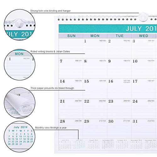 3 2019+Calendar+Organizing+Planning+Wire+Bound