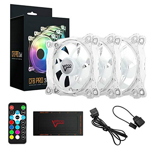 Vetroo CF8 3IN1 120mm Case Fans 