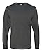 Jerzees Adult 5.6 oz. DRI-POWER® ACTIVE Long-Sleeve T-Shirt L BLACK HEATHER