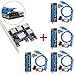 Ubit 4 in 1 PCI-E Riser Adapter Board + 6 PIN 16x to 1x Powered Riser Adapter Card w/ 60cm USB 3.0 Extension Cable & 6-Pin PCI-E to SATA Power Cable - GPU Riser Adapter - Ethereum Mining ETH