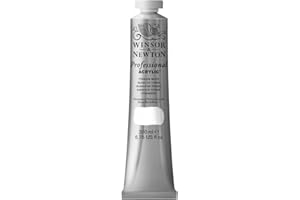 Winsor & Newton Professional Acrylic Color Paint, 200ml Tube, Titanium White