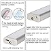 LUNSY Battery Under Cabinet Lights Rechargeable 3Pack,Remote Control,140lm Wireless Under Counter Lights with Timer, Dimmable Closet Light Bar for Kitchen, Wardrobe, Shelf, Daylight