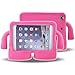 Lioeo iPad Mini Case for Kids iPad mini 4 Case with Handle Stand Shock Proof Cover Lightweight EVA Foam Protective Cases and Covers for Apple iPad Mini 4 3 2 1 7.9 inch (Hot Pink)