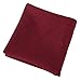 Deconovo Christmas Pillow Covers, Red Pillow Covers with Invisible Zipper, Soft Faux Linen Chair Seat Cushion Cover for Sofa(18 x 18 Inch, Red, Set of 4, No Pillow Insert)