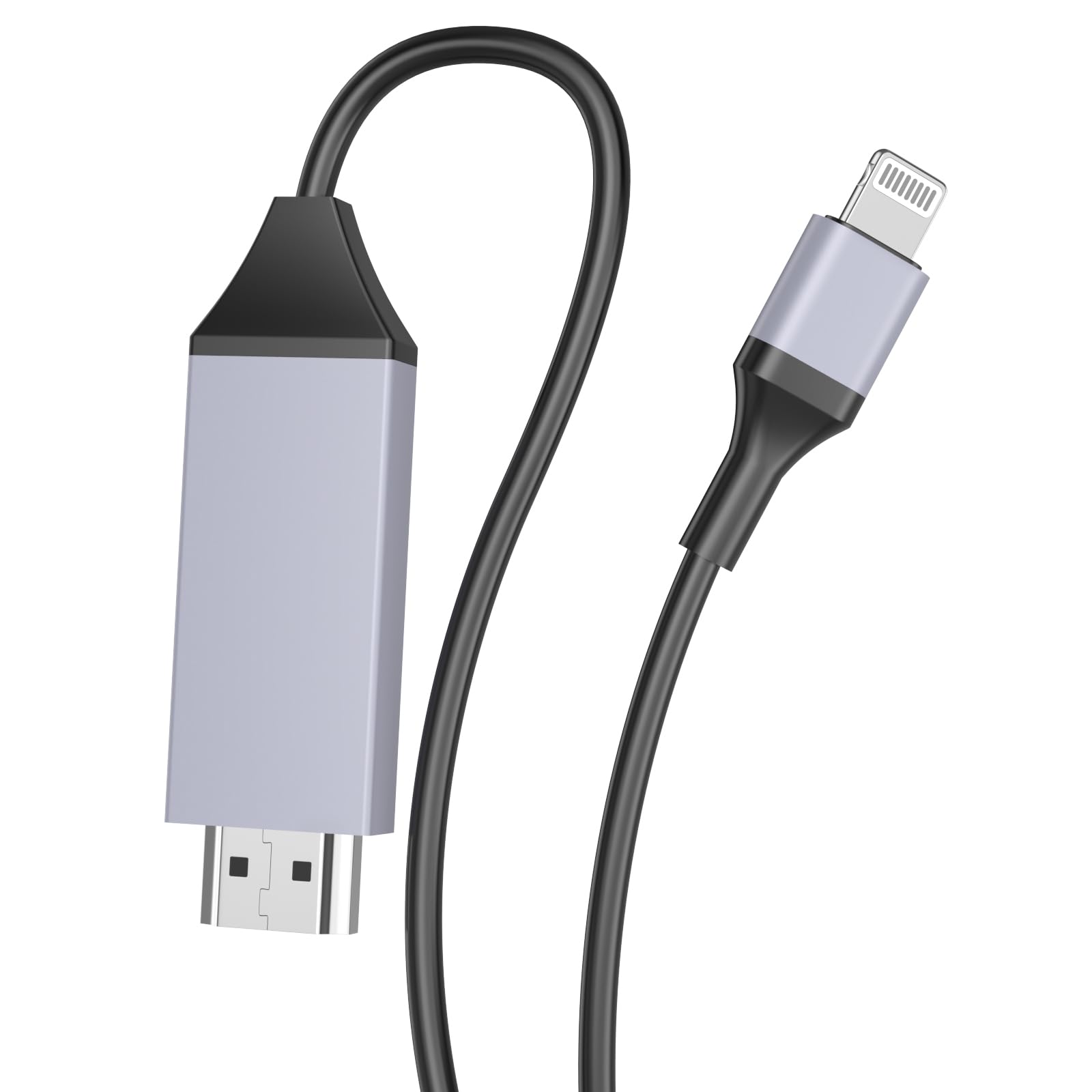 Photo 1 of [Apple MFi Certified] Apple Lightning to HDMI Cable Adapter for iPhone,1080P Lightning to HDMI Digital AV Adapter HDTV Cord Compatible with iPhone 14 13 12 11 Pro Max XS XR X 8 to TV Projector Monitor