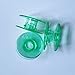 Colorsheng Box of 25pcs Green Bobbins for Viking Husqvarna Sewing Machines Plastic #4131825-45#
