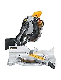 Sierra ingletadora DeWalt DW715 con un cartabón de 12 pulgadas, 15 A