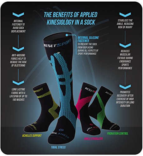 KINESIOLOGY TAPING SOCK PRONATION CONTROL (GREEN) L/8-9.5 - Thumbnail 7