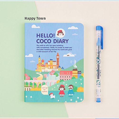 [Hello Coco] 2018 Diary_Happy Town / calendar / scheduler / planner