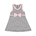 Hudson Baby Girls' Cotton Dress and Cardigan Set, Light Pink Black, 3-6 Months